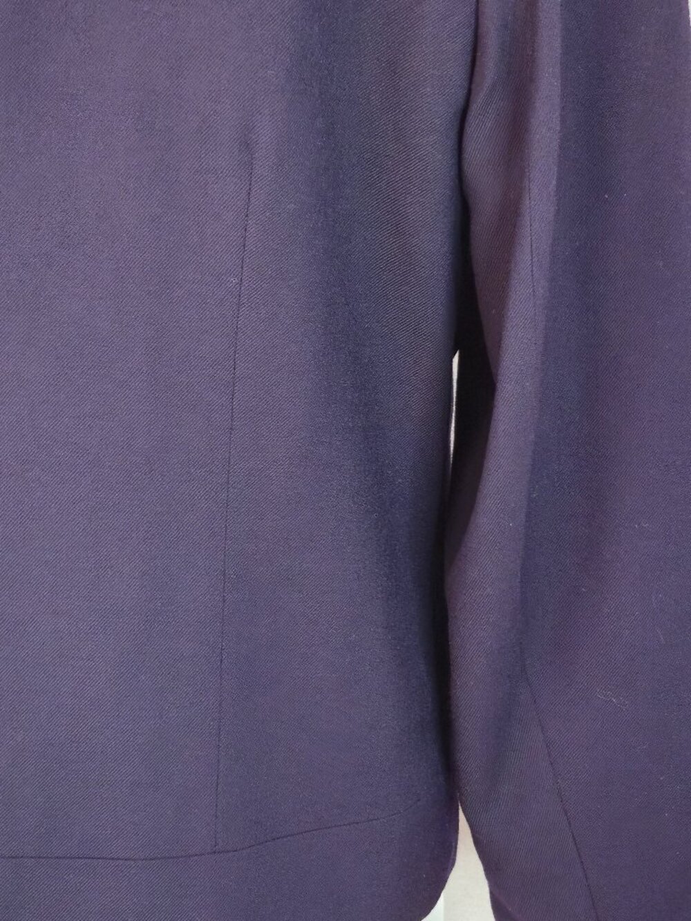 Vintage Talbots Purple 100% Wool Blazer | Made in USA | Size 14 - Picture 8 of 10